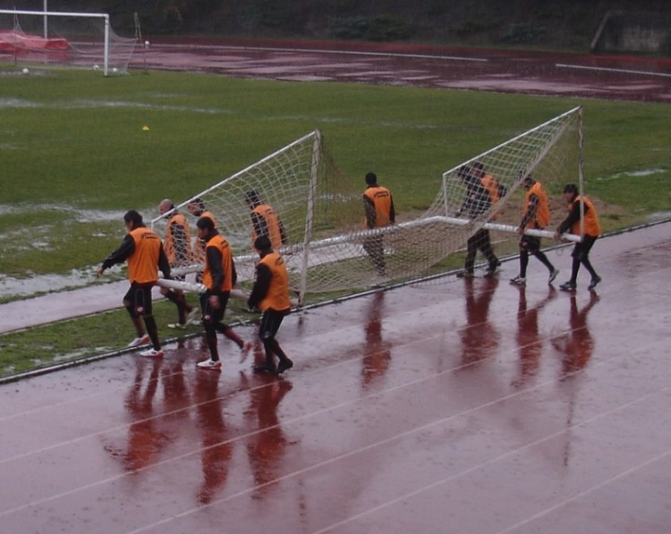 primo allenamento di pagliari