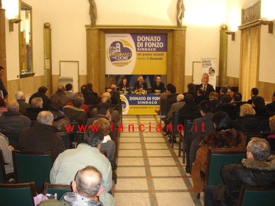 di fonzo sindaco (5 marzo 2011)