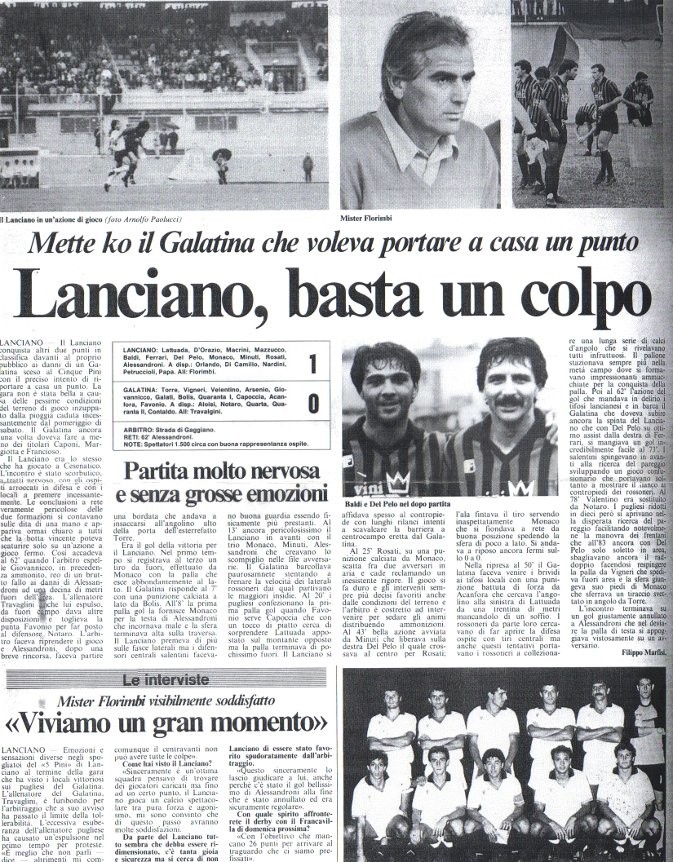 Lanciano-Galatina C2 86-87