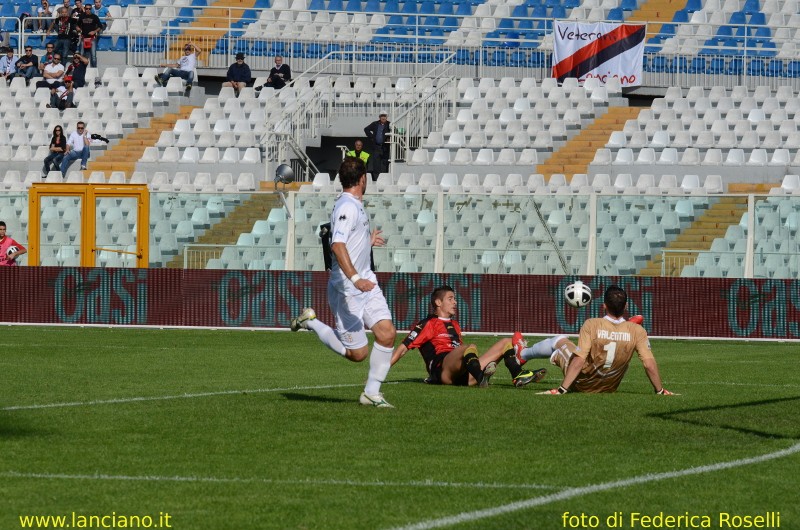 Virtus Lanciano-Pro Vercelli 1-1